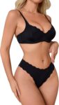 Lingerie Sets for Women Sexy Matching Bra and Panty Sets 2 Piece Underwire Underwear
