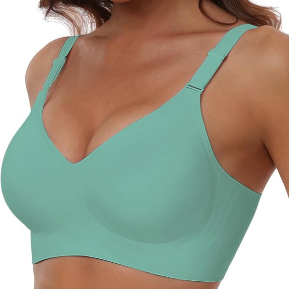 Comfortable Seamless Full Coverage Bra for Women Wireless Bras with Soft Support Regular and Plus Size