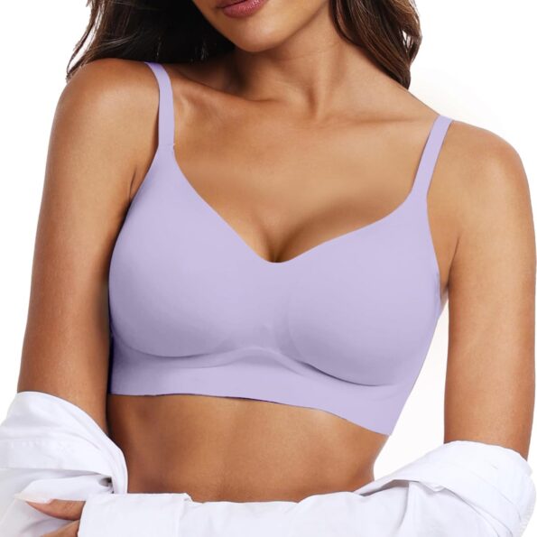 Women Wireless Bras Comfortable Push Up Bra No Underwire Bra Full Support Lift  Everyday Seamless Tshirt Bras